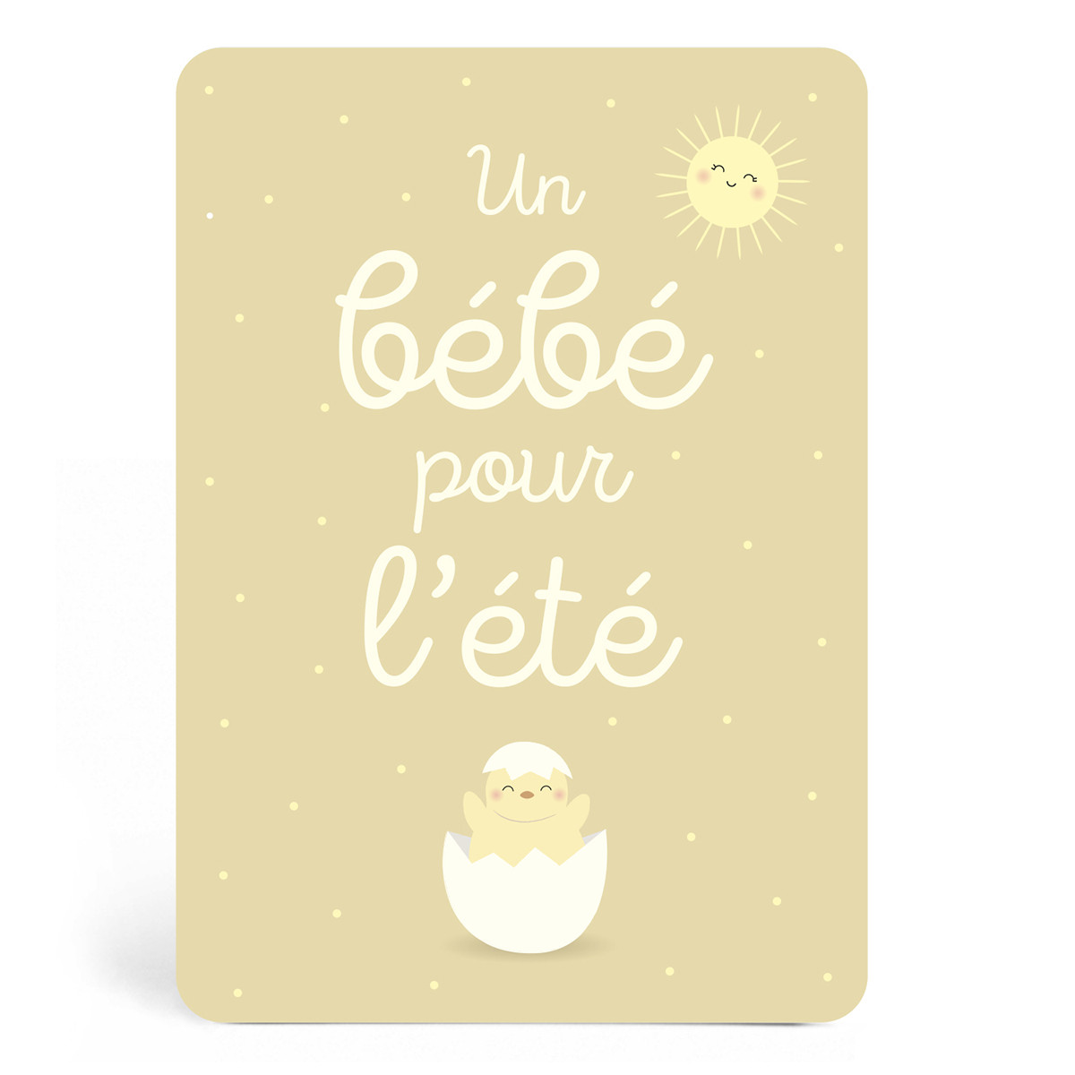 Cartes étapes premiers mois pour bébé, imprimé en France - Zü