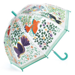 Djeco - parapluie fleurs et oiseaux-detail
