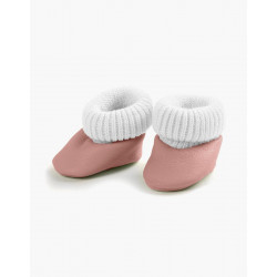 Chaussons chaussettes blush de la marque Minikane-detail