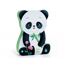 Puzzle Léo le panda de la marque Djeco-detail
