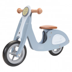 Draisienne scooter bleu de la marque Little Dutch-detail