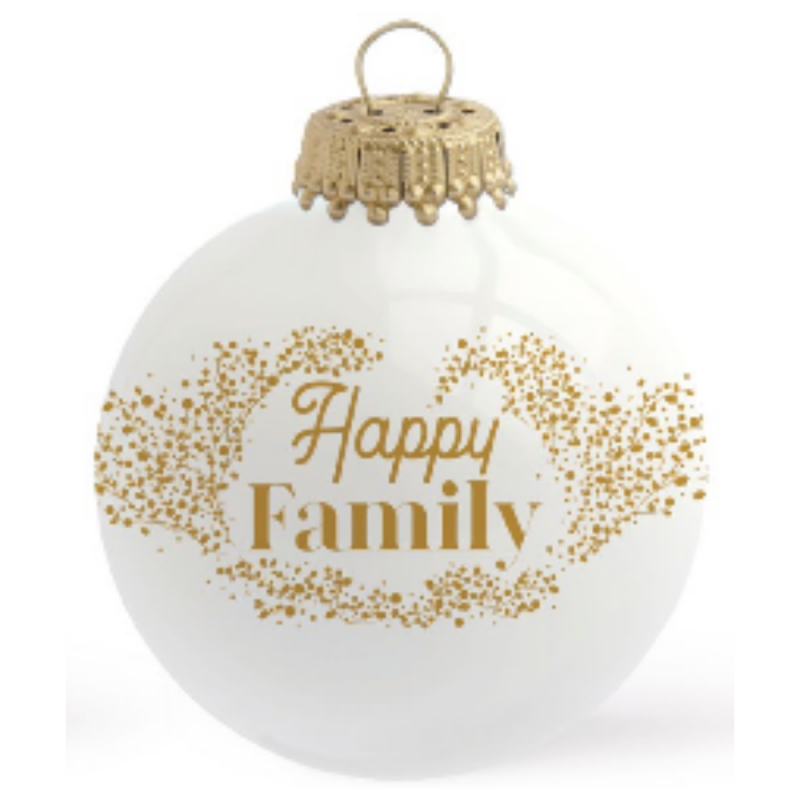 Boule de Noël Happy family Baubels