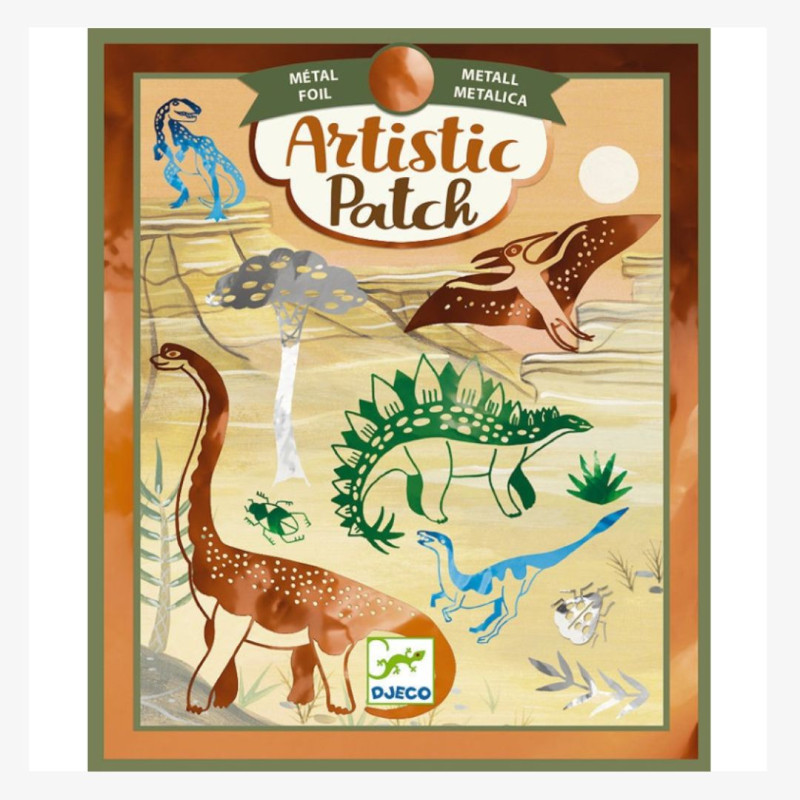 Artistic patch dinosaures - Djeco