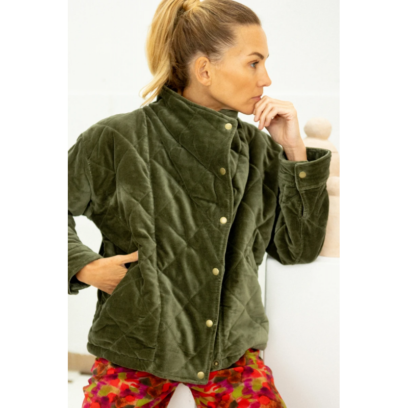 veste kapur couleur eucalyptus de la marque Apaches Collections